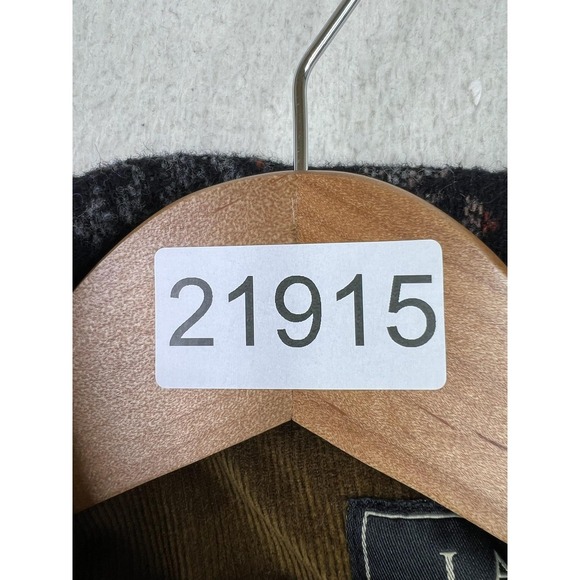 JACHS New York Jacket Mens Large Blue Aztec Shirt Jacket Sherpa Lined Flannel - Picture 9 of 9